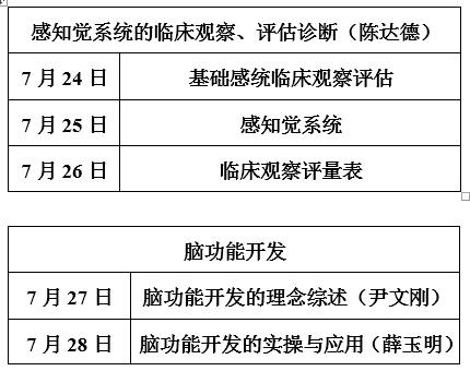 感知覺(jué)系統的臨床觀(guān)察、評估診斷及腦功能開(kāi)發(fā)課程