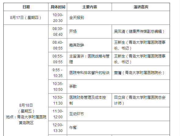 2017中國標桿醫院學(xué)習之旅