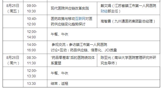 藥品零差率后的醫院經(jīng)營(yíng)與供應鏈管理實(shí)戰研修班