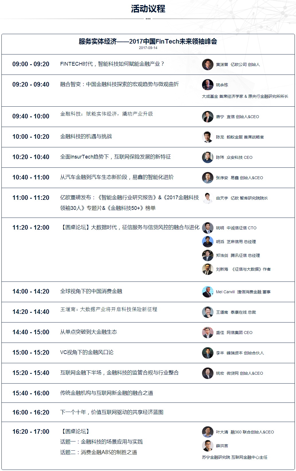 2017中國金融科技未來(lái)領(lǐng)袖峰會(huì )重磅來(lái)襲！