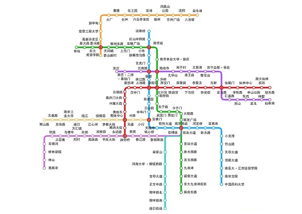 南京地鐵線(xiàn)路