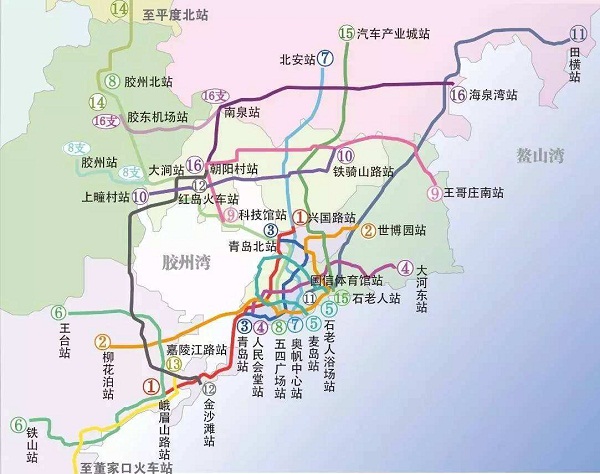 青島地鐵線(xiàn)路