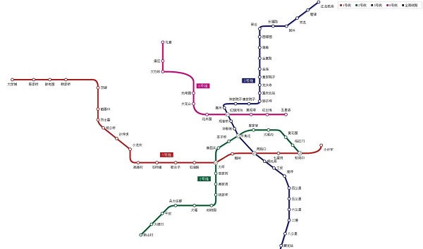 重慶地鐵線(xiàn)路圖