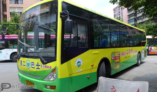廣州番禺區公交車(chē)身廣告投放案例