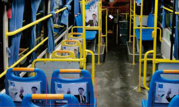 玉林公交車(chē)背椅廣告
