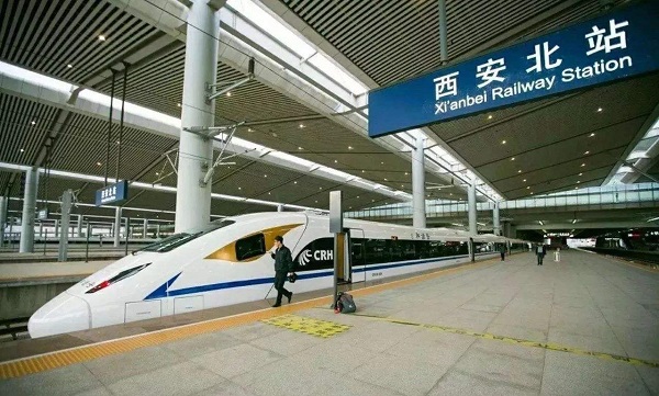西安高鐵車(chē)身冠名廣告